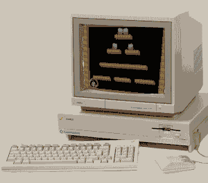 An old Amiga computer